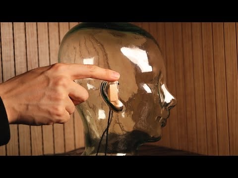 ASMR This Amazing Glass Microphone Make You 99.99% Sleep 역대급 유리 더미헤드 마이크 1시간 꿀잠 보장합니다