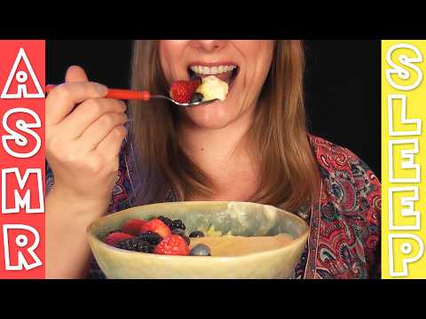 Pudding Eating ASMR 😊 The best soft & relaxing mouth sounds /w smacking & breathing
