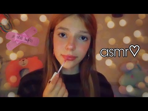 асмр♡︎ близкий и неразборчивый шепот🪐 звуки рта | asmr
