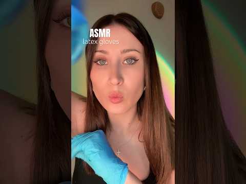 ASMR latex gloves sounds ✨ #asmr #asmrsounds #shorts