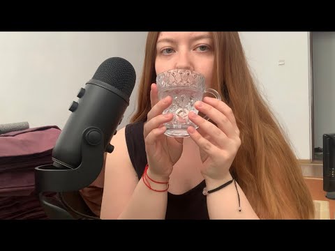 ASMR | Drinking Water 💧💙 | Gulping Sounds 🤍