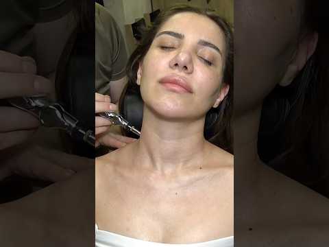 Skin Care, Oil Removal, Electroshock Body Massage & Cracks For Lady 😴 #short #skincare #electroshock