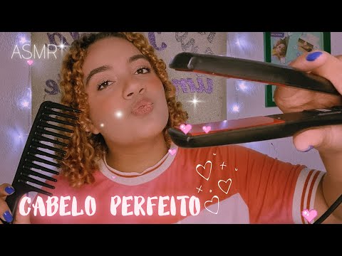 ASMR AMIGA PASSANDO CHAPINHA NO SEU CABELO 😍💖