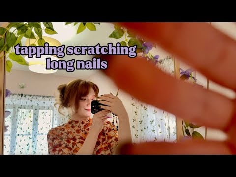 lofi asmr💅phone camera tapping/scratching mouth sounds 😴
