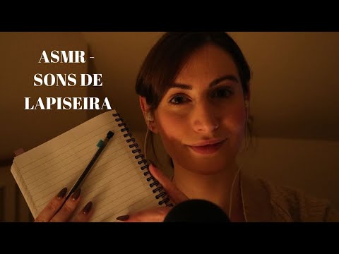 ASMR - SONS DE LAPISEIRA E PERSONAL ATTENTION - VOZ SUAVE | SOLANGE PRATA