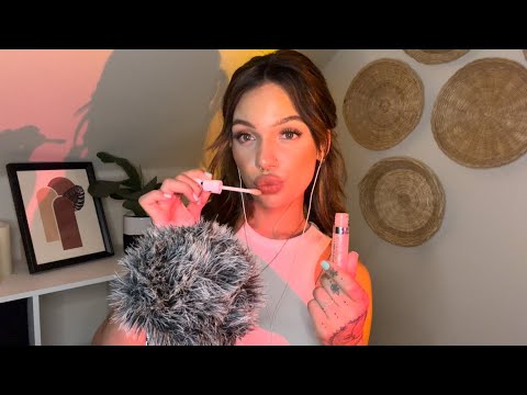 ASMR Lipgloss and Kiss Sounds