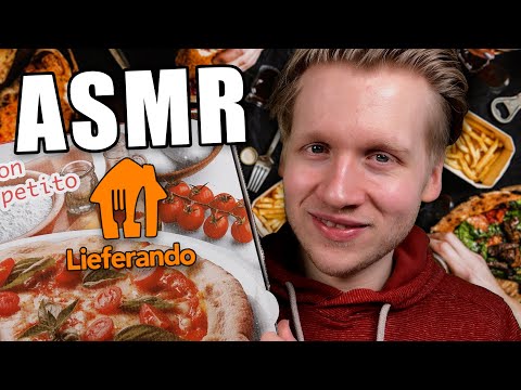 ASMR - LIEFERANDO-Mitarbeiter hat das leckerste ESSEN der Stadt!