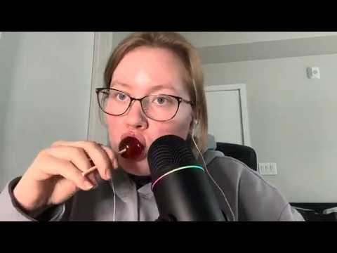 🍭Lollipop🍭 Licking and Mouth Sounds ASMR NO TALKING