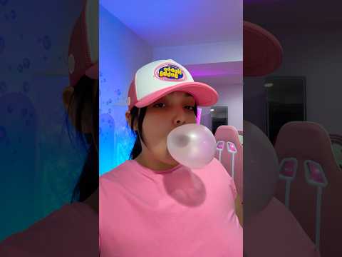 BUBBLE GUM ASMR | blowing HUBBA BUBBA gum popping sounds #asmr #hubbabubba #bubblegum