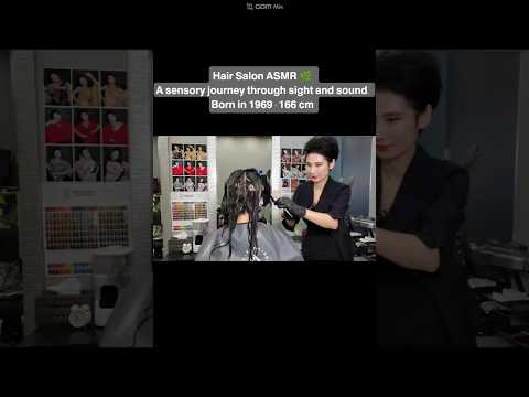 Hair Salon ASMR Visual & Auditory Activation #Digital Setting Perm for Bouncy, Long-Lasting Curls