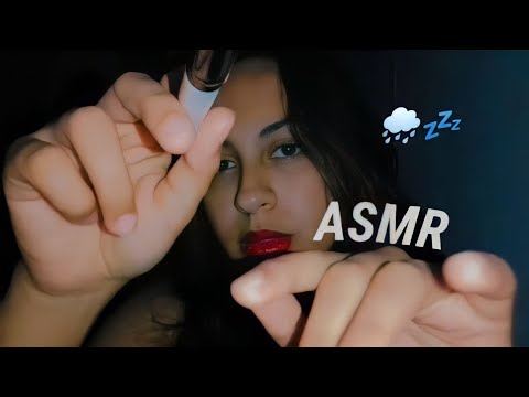 ASMR mãos na tela e sons de chuva para você relaxar 🌧️💤