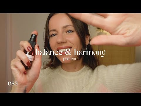ASMR REIKI for balance and harmony | finger flutters, plucking, rattle, crystals
