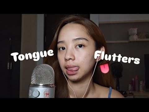 ASMR Tongue Fluttering ✨ Tingly Mouth Sounds & Yapping