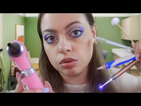 ASMR| Realistic Ear Massage & Ear Cleaning for INTENSE PERSONAL ATTENTION (3DIO, Visual Ear Canal)