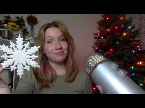 asmr over explaining christmas decorations