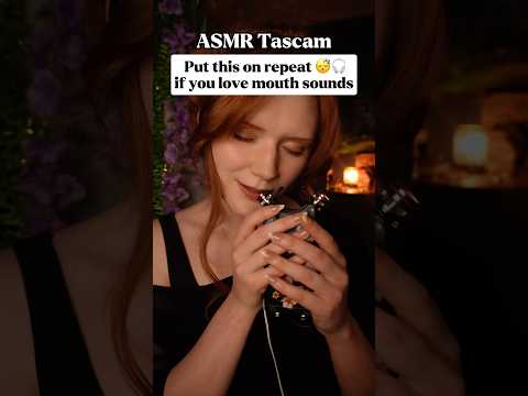 Long Tascam Mouth sounds👆no talking 😴Clicky mouth sounds ASMR