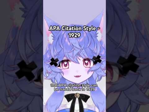 Origin of APA Citation Style
