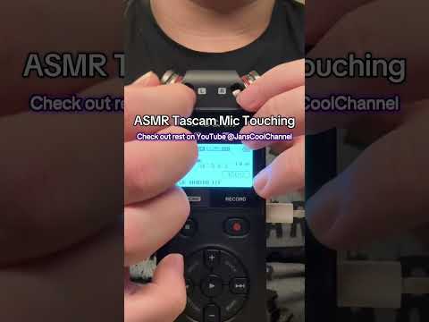 Asmr tascam mic touching. Tapping and scratching #relax #asmr #triggersforsleep #asleep