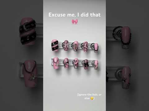 Still can’t believe I made the belt with my own hands #nails #nailart #pressonnails #nailinspo