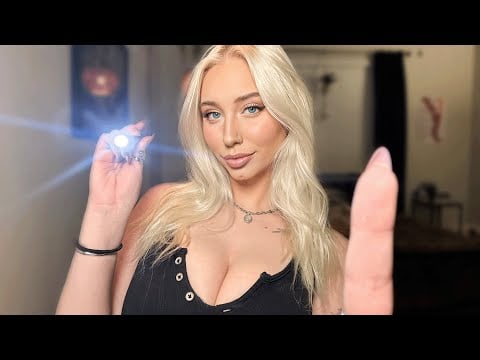 Your Crush Performs Eye Exam... But She Has NO Limits (ASMR)