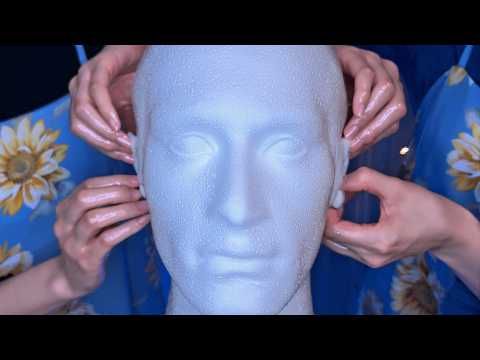 [SR3D ASMR] Twin Ear Massage & Ear Cleaning for Deep Sleep & Tingles (Both Ears Simultaneously) 耳かき