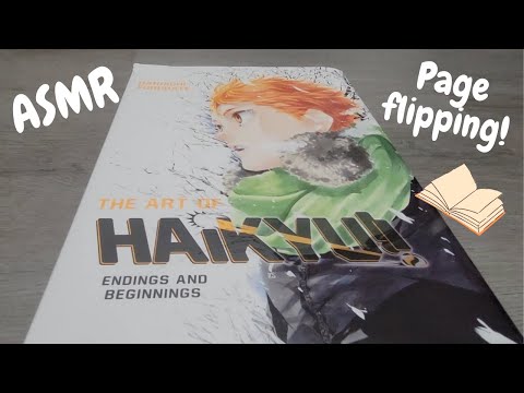 ASMR no talking page flipping!