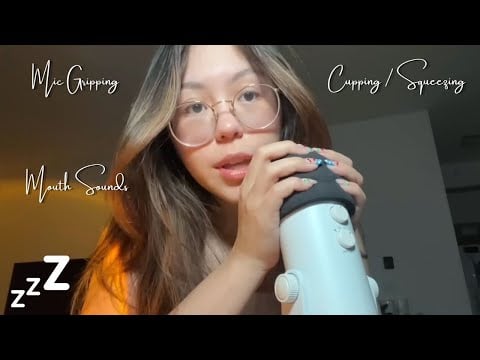 Tiptoe Tingles ASMR Mic Gripping Compilation | Mic Triggers, Hand Sounds, Cupping, Mouth Sounds