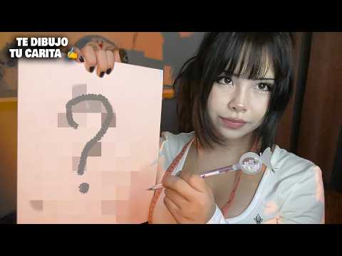 ASMR Te Mido la Carita… y TE DIBUJO 🎨😴  (Roleplay)