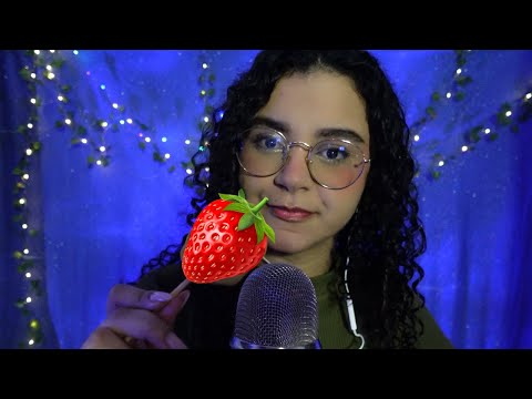 ASMR- PROVANDO MORANDO DO AMOR  ( Uva do amor) MUKBANG