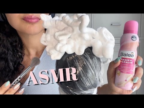 ASMR| SHAVING CREAM IN YOUR EARS✨  (deutsch/german) |Cherry ASMR