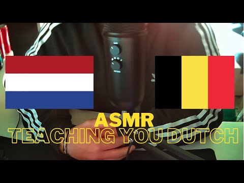 ASMR in DUTCH 🇧🇪 teaching u dutch