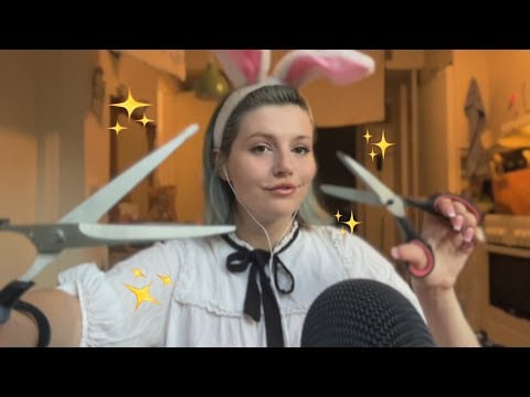 Cutting Your Stress & Negative Energy ✂️ | ASMR Soft Spoken Inaudible Whispering + Scissors Sounds