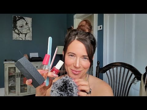 ASMR Nail Salon RolePlay - Manicure - Tingly Triggers