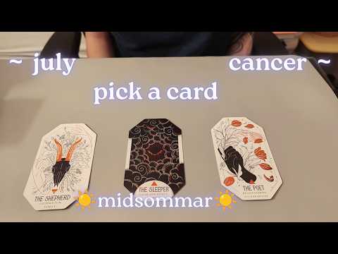 asmr tarot☀️summer solstice timeless tarot reading for july & cancer season | no talking asmr