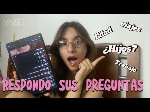 ASMR en Español | Especial 10k suscriptores 🥳 | Q&A | susurros (muchos)