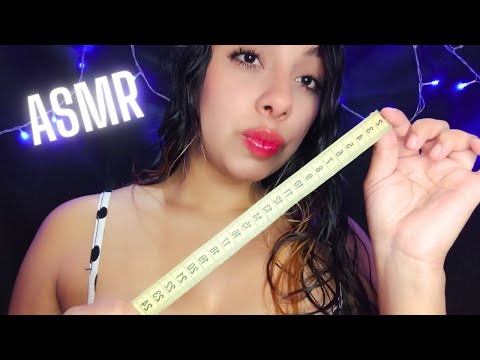 ASMR en español - TOMANDOTE MEDIDAS / Sonidos cosquillosos