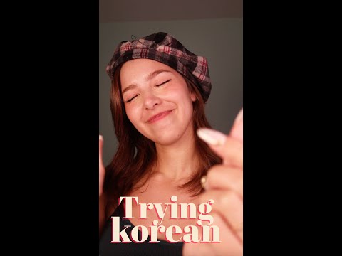 Trying ASMR in Korean #shorts #asmr #koreanasmr #korean