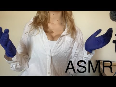 ASMR quick med tests with your doctor 🩺🥰