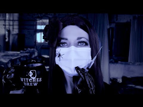 ASMR Rude Mean Nurse Puts You To Sleep on Halloween - PVC Gloves, Medical Exam, Ear Exam, Crinkles