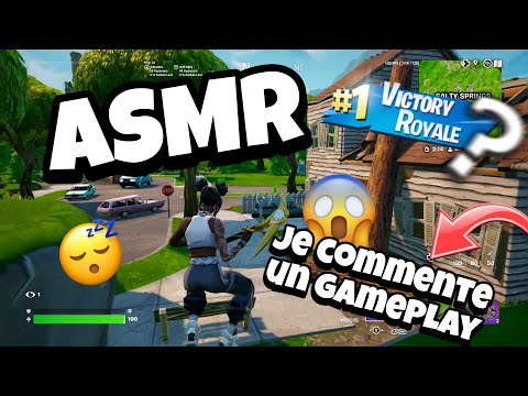ASMR Français • Je COMMENTE le GAMEPLAY d'un INCONNU sur FORTNITE 😴💤 (j'suis tombée sur un goat 🤩)