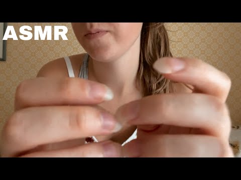 ASMR 1 min Nail On Nail Tapping with Natural Long Nails