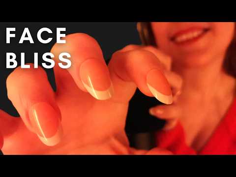 ASMR Close-Up Face Scratching | Anxiety Relief & Sleep Aid | Mouth Sounds gentle spoken | 6 hours 😴