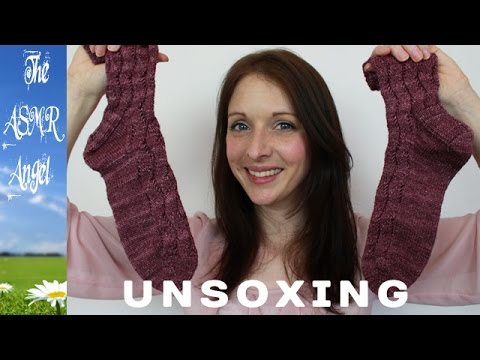 ASMR - Whispered Unboxing Socks - tissue paper sounds