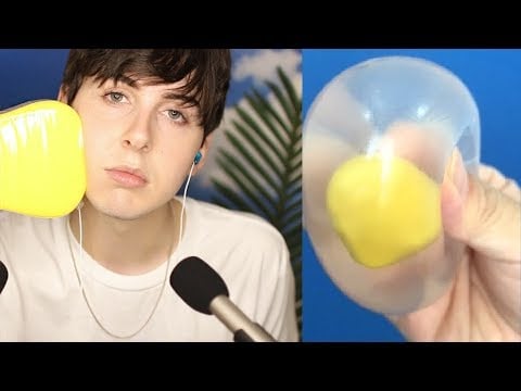 ASMR Cutting Open Egg Squishy