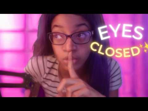 ASMR watch this with your eyes closed👀✨ follow my instructions for sleep