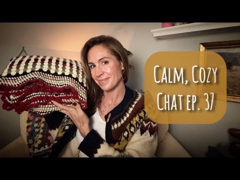 ASMR | Calm, Cozy Chat ep. 37| Thanksgiving Recap, Christmas Kickoff 🎄, Holiday Craft project🧶 & Q&A