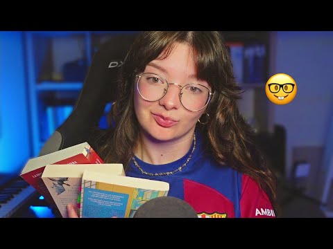 ASMR - TAPPING & LECTURA DE MIS ÚLTIMAS COMPRAS (libros)