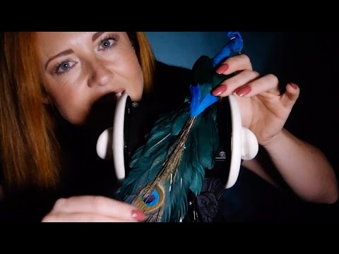 ASMR Feather Ears ✨ TinglesIn15 ✨ Soft Spoken & Whispers