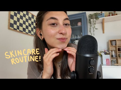 ASMR | Ich zeige dir meine SKINCARE 🫧 entspannt & cozy 