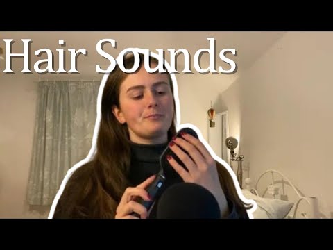 [ASMR] Hair Brushing, Combing | Hair Sounds, Whispers